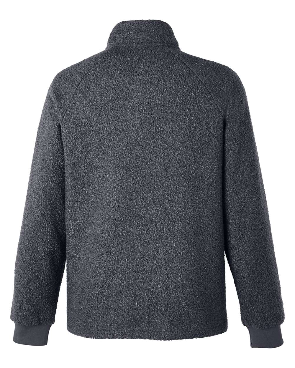 Men's Aura Sweater Fleece Quarter-Zip Pullover - Back - B199D3593 - Carbon/ Carbon