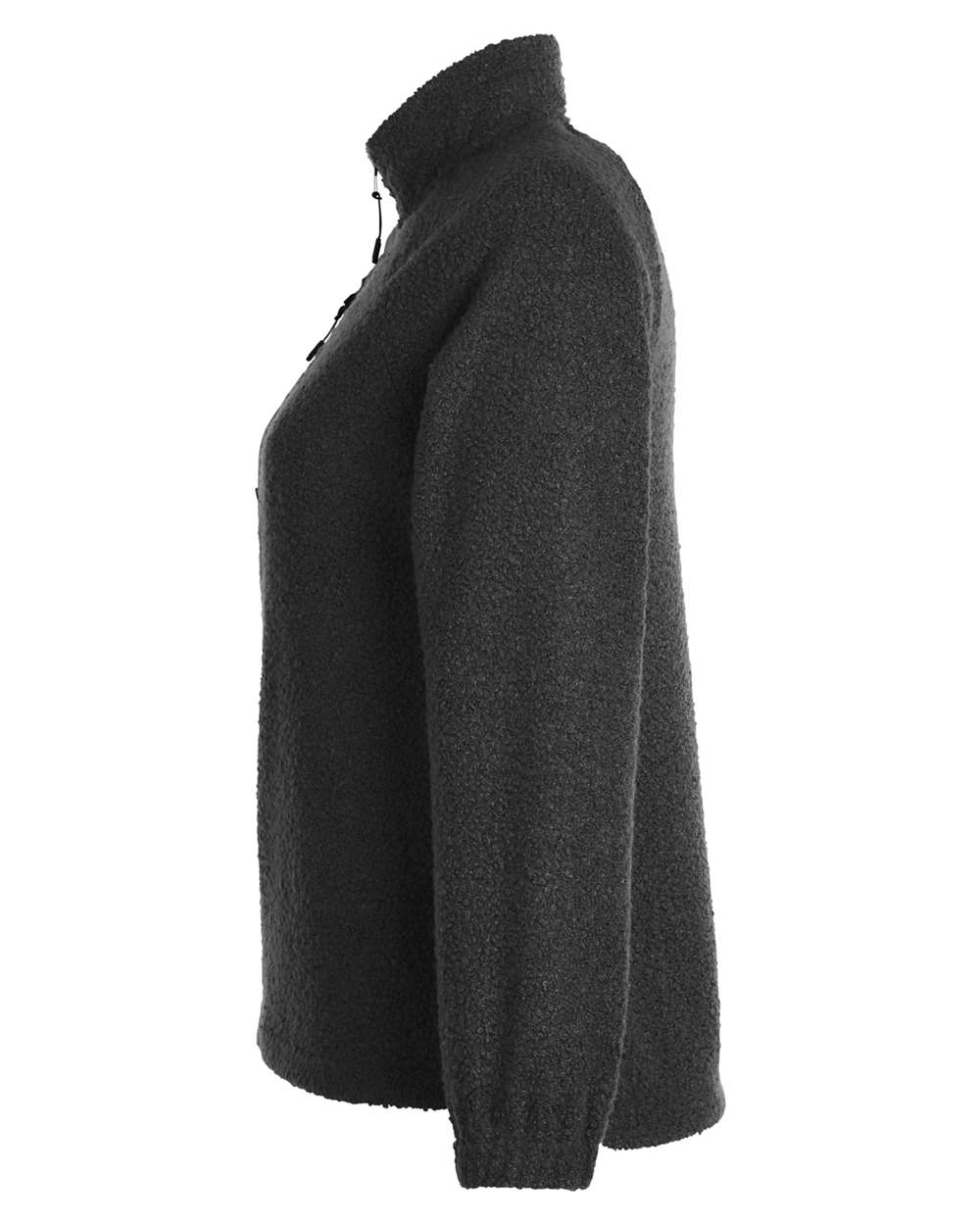 Women's Aura Sweater Fleece Quarter-Zip Pullover - DirectSide - B200D3502 - Black/ Black