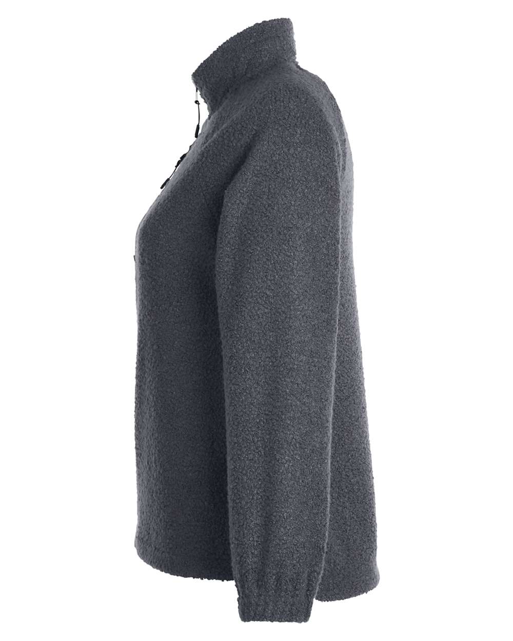Women's Aura Sweater Fleece Quarter-Zip Pullover - DirectSide - B200D3592 - Carbon/ Carbon