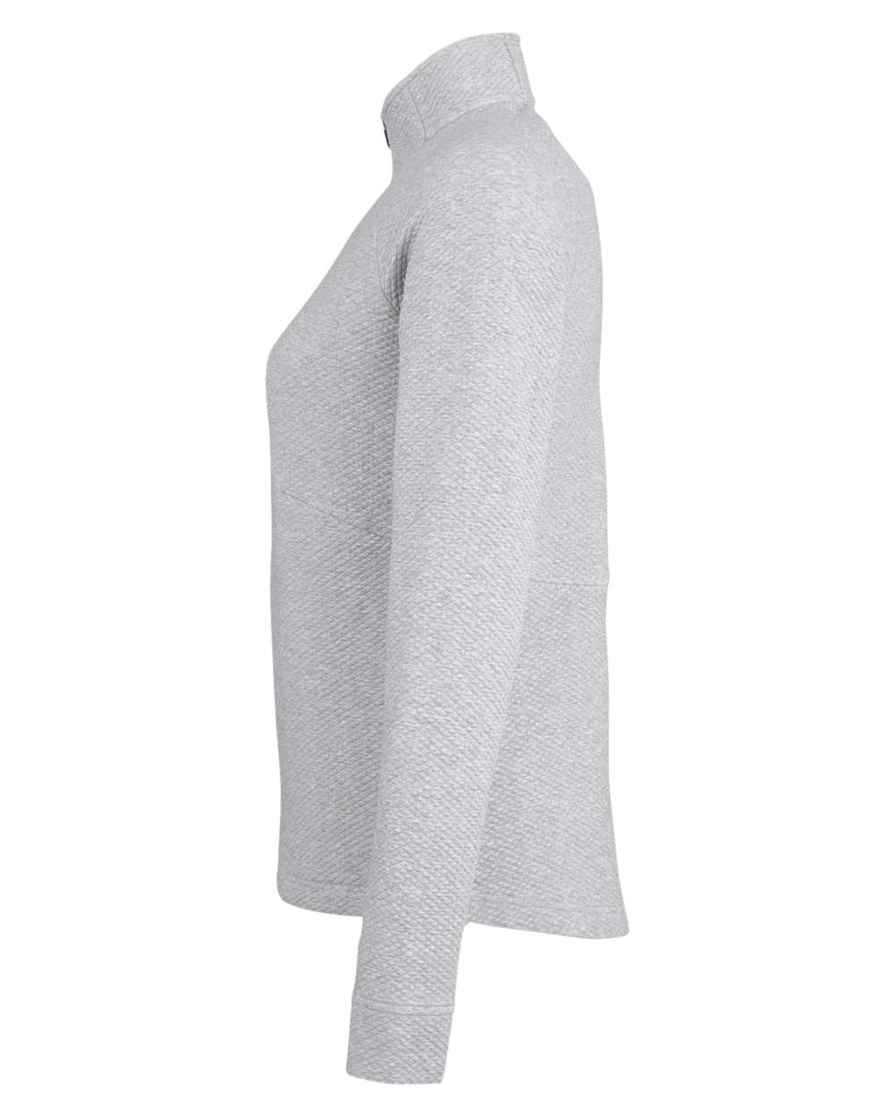 Women's Spirit Textured Quarter-Zip Pullover - DirectSide - B208D3022 - Platinum Heather