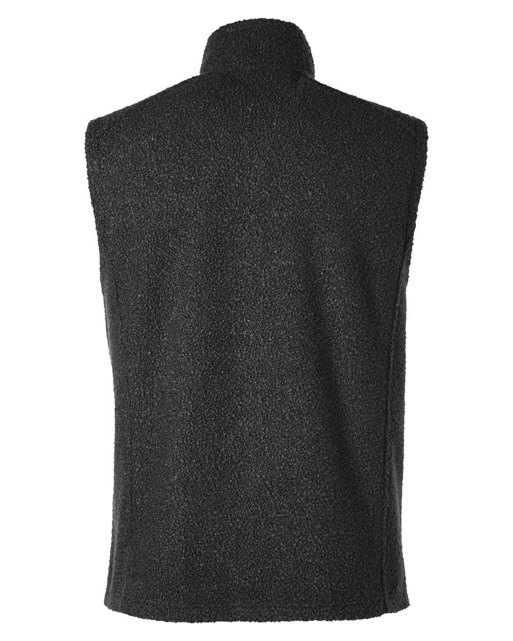Men's Aura Sweater Fleece Vest - Back - B201D3503 - Black/ Black