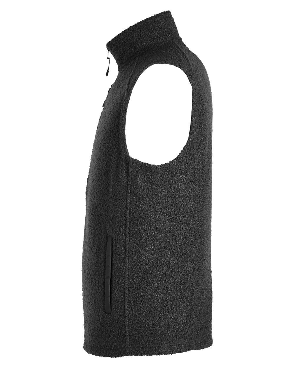 Men's Aura Sweater Fleece Vest - DirectSide - B201D3503 - Black/ Black
