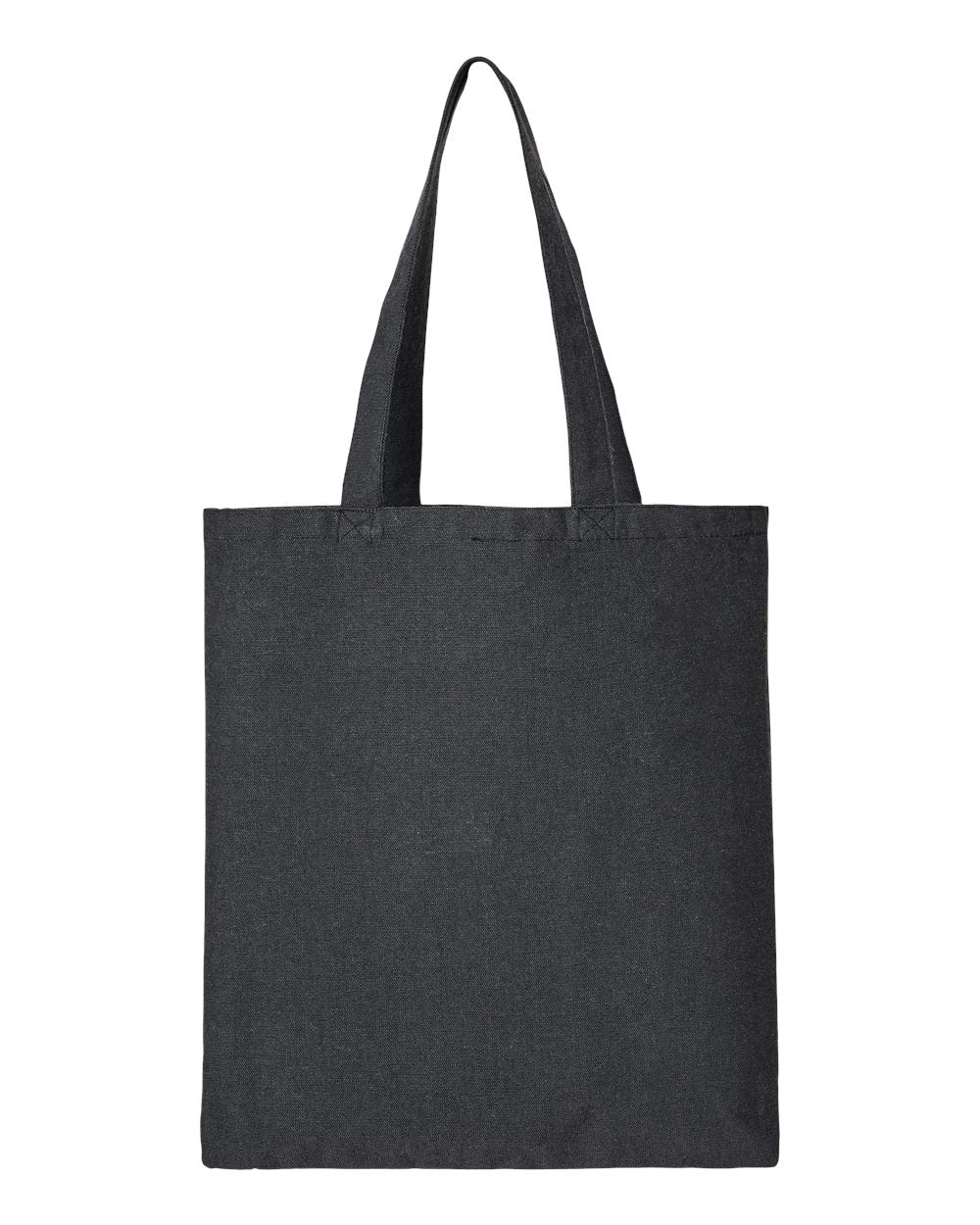 Midweight Recycled Gusseted Tote - Back - B09166580 - Steel Grey
