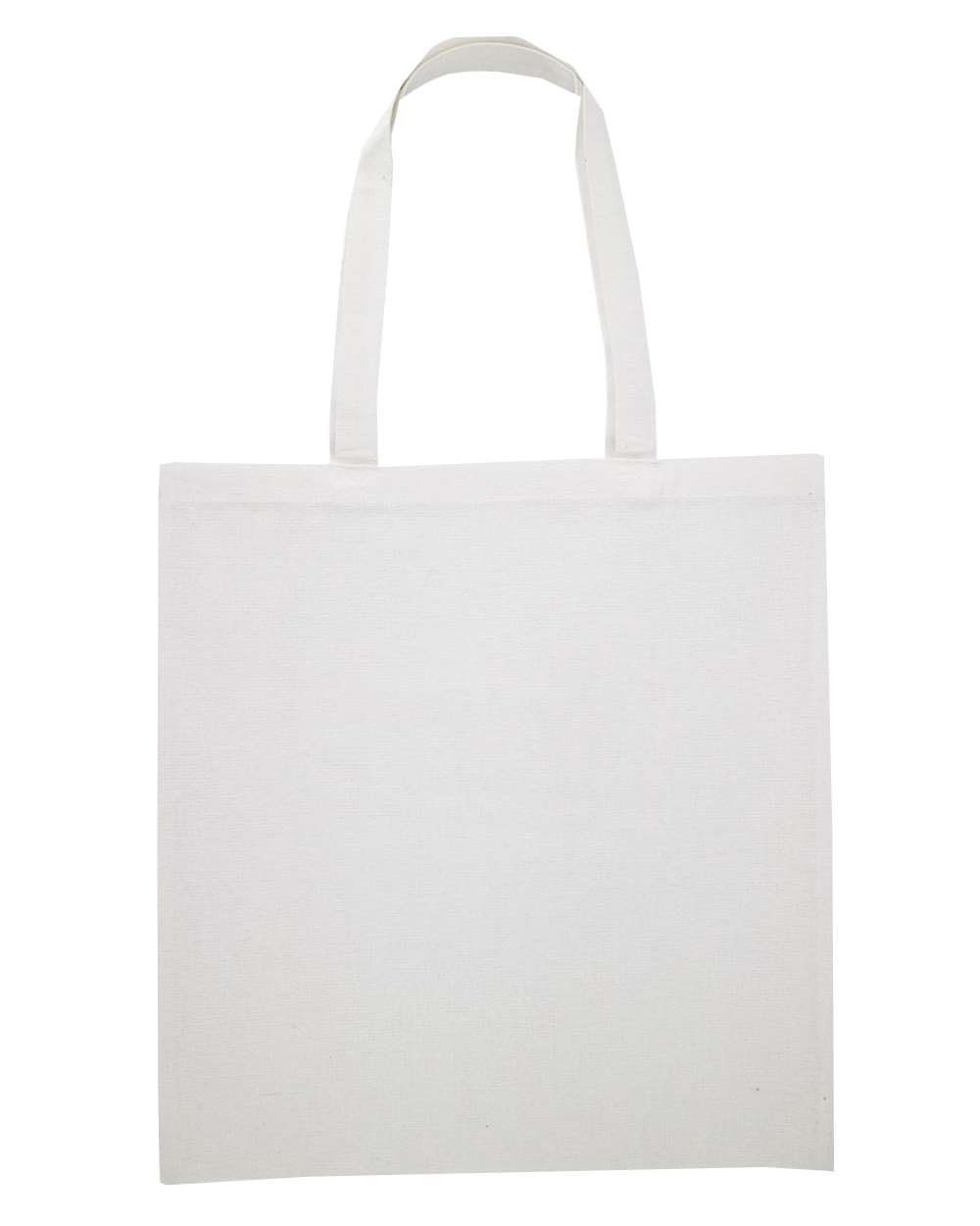 Midweight Recycled Tote Bag - Back - B09266000 - White