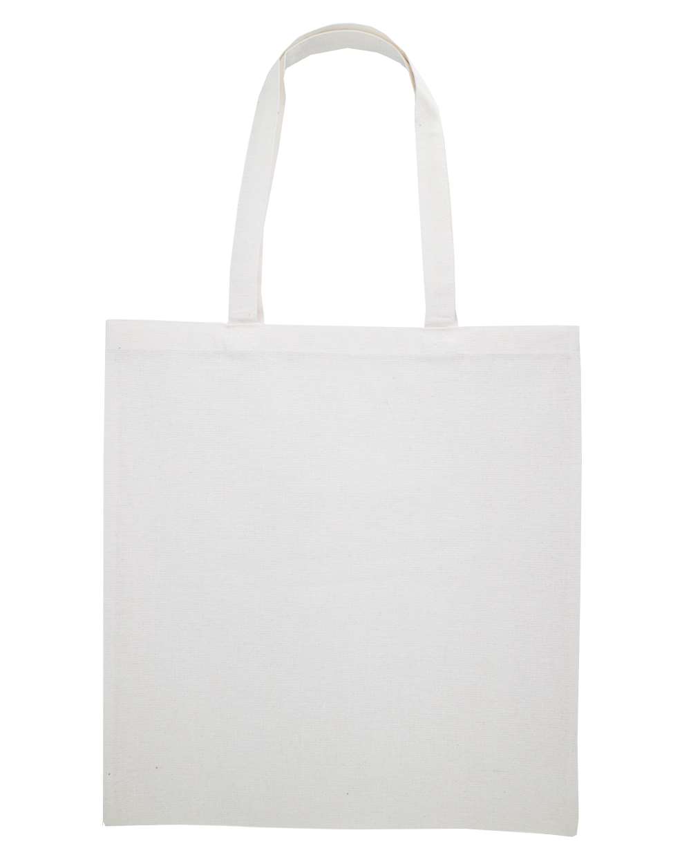 Midweight Recycled Tote Bag - Front - B09266000 - White