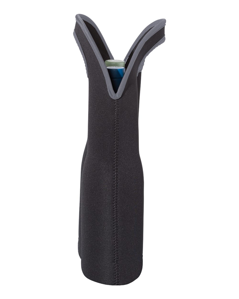 Insulated Neoprene Double Wine Tote - DirectSide - B19966500 - Black
