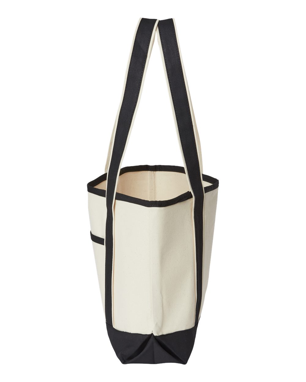 Promotional Heavyweight Medium Beach Tote - DirectSide - B10266500 - Natural/ Black
