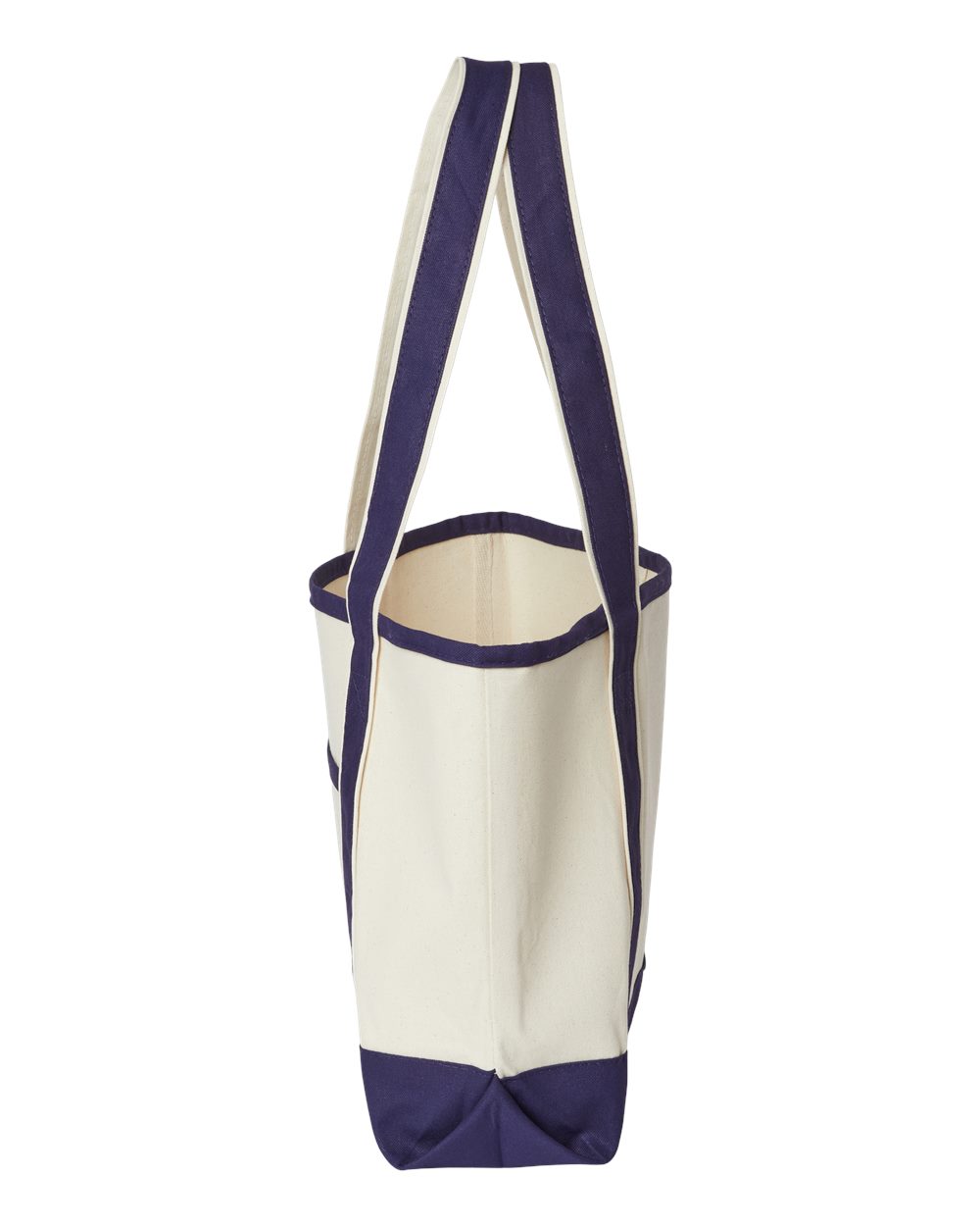Promotional Heavyweight Medium Beach Tote - DirectSide - B10266650 - Natural/ Navy