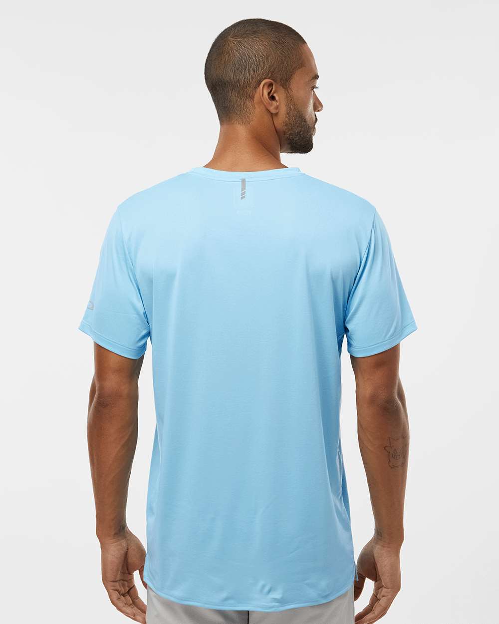 Men's Team Issue Hydrolix T-Shirt - OnModelBack - B08587263 - Carolina Blue