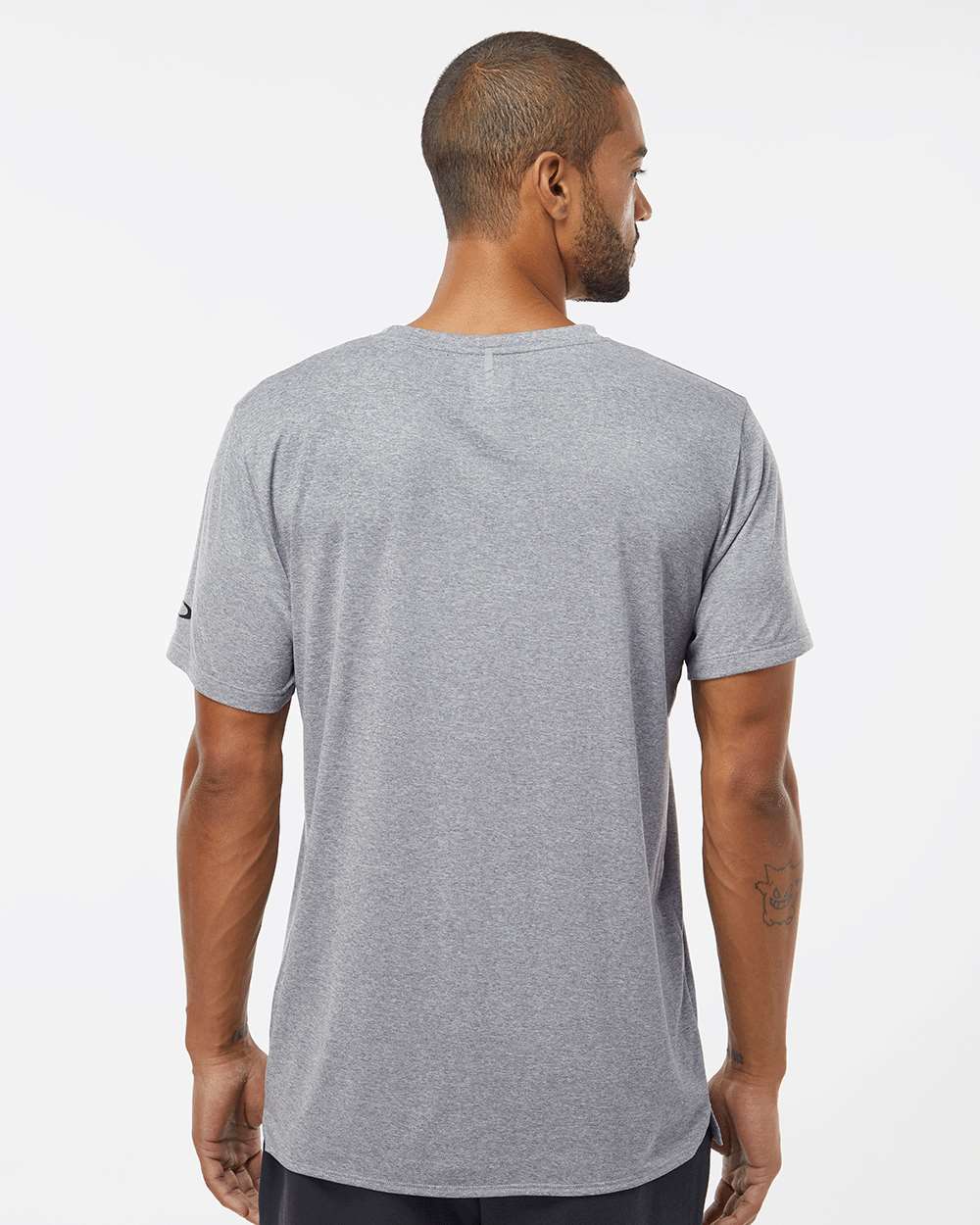 Men's Team Issue Hydrolix T-Shirt - OnModelBack - B08587583 - New Granite Heather