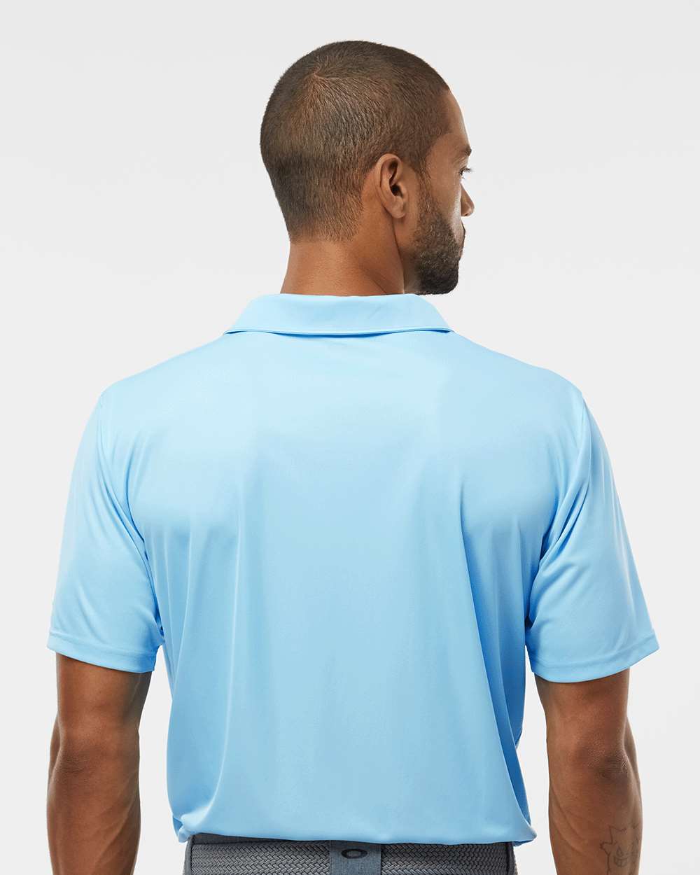 Men's Team Issue Hydrolix Polo - OnModelBack - B08787263 - Carolina Blue