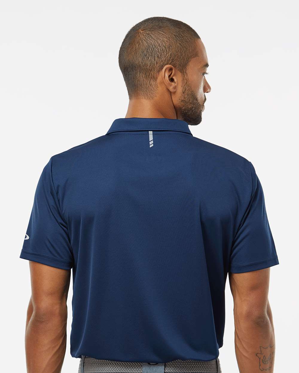 Men's Team Issue Hydrolix Polo - OnModelBack - B08787653 - Team Navy