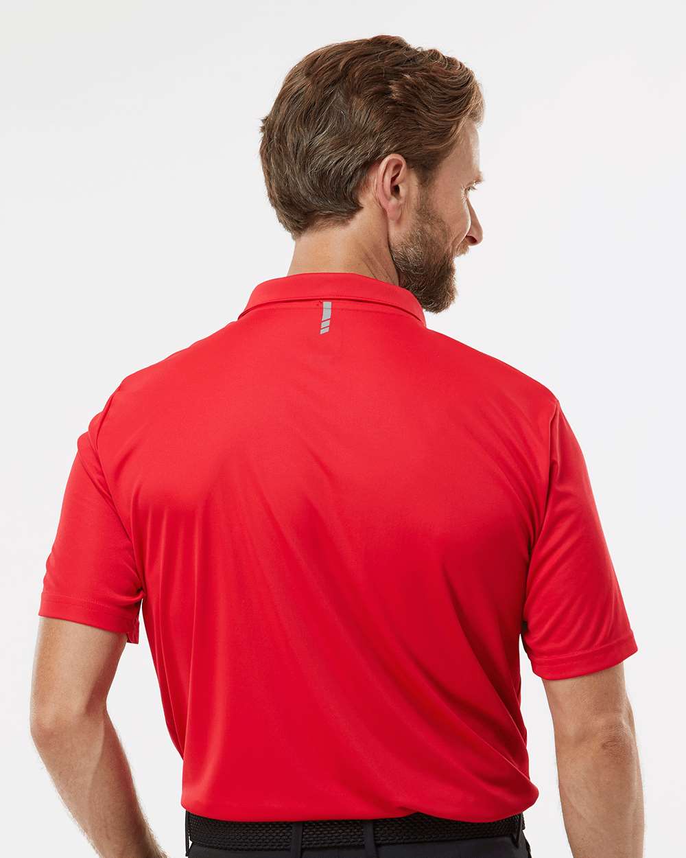 Men's Team Issue Hydrolix Polo - OnModelBack - B08787703 - Team Red
