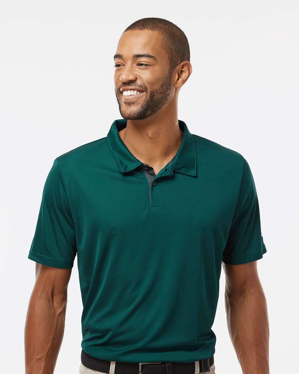 Men's Team Issue Hydrolix Polo - OnModelFront - B08787543 - Team Fir