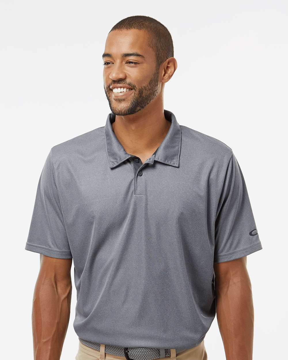Men's Team Issue Hydrolix Polo - OnModelFront - B08787583 - New Granite Heather