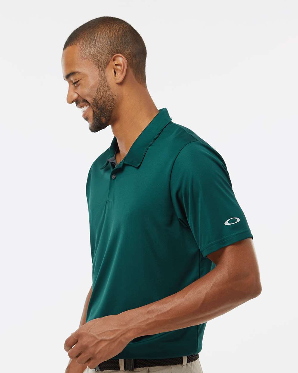 Men's Team Issue Hydrolix Polo - OnModelSide - B08787543 - Team Fir