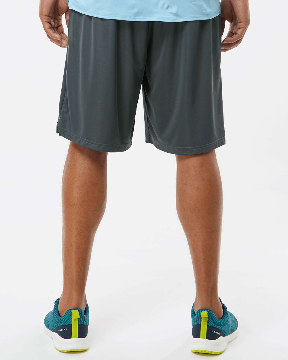 Men's Team Issue Hydrolix 9" Shorts - OnModelBack - B09087093 - Forged Iron