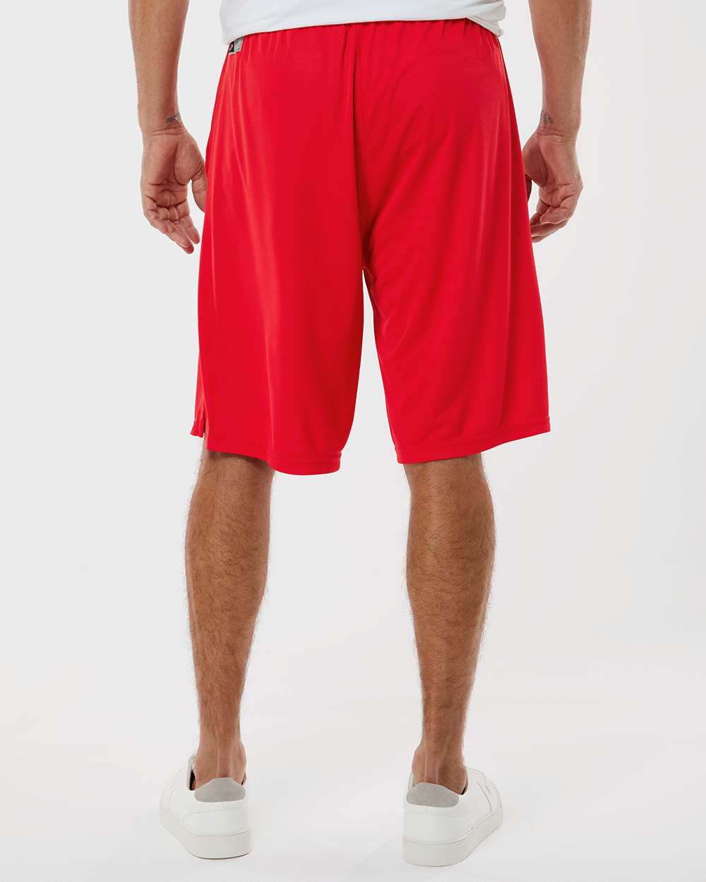 Men's Team Issue Hydrolix 9" Shorts - OnModelBack - B09087703 - Team Red