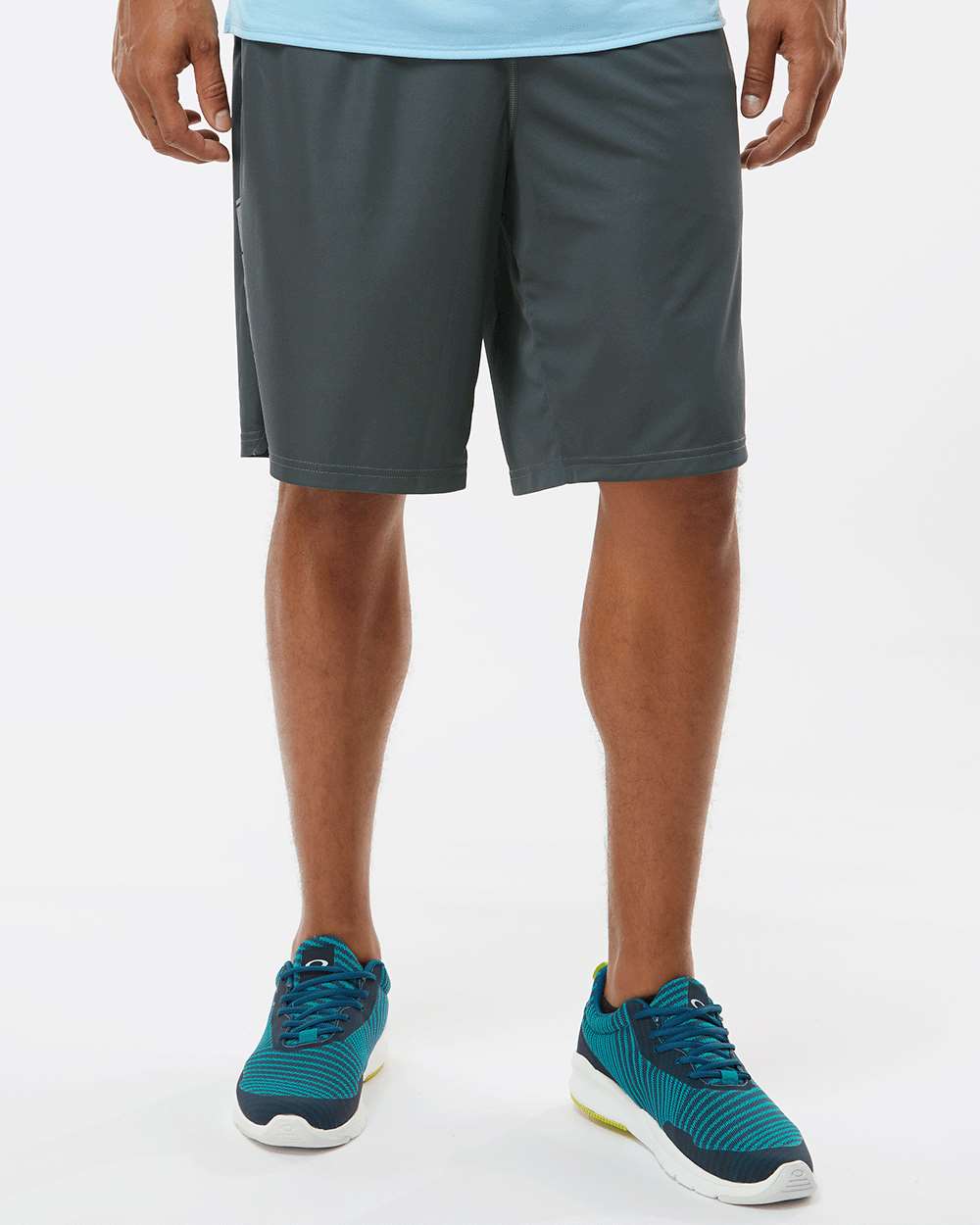 Men's Team Issue Hydrolix 9" Shorts - OnModelFront - B09087093 - Forged Iron