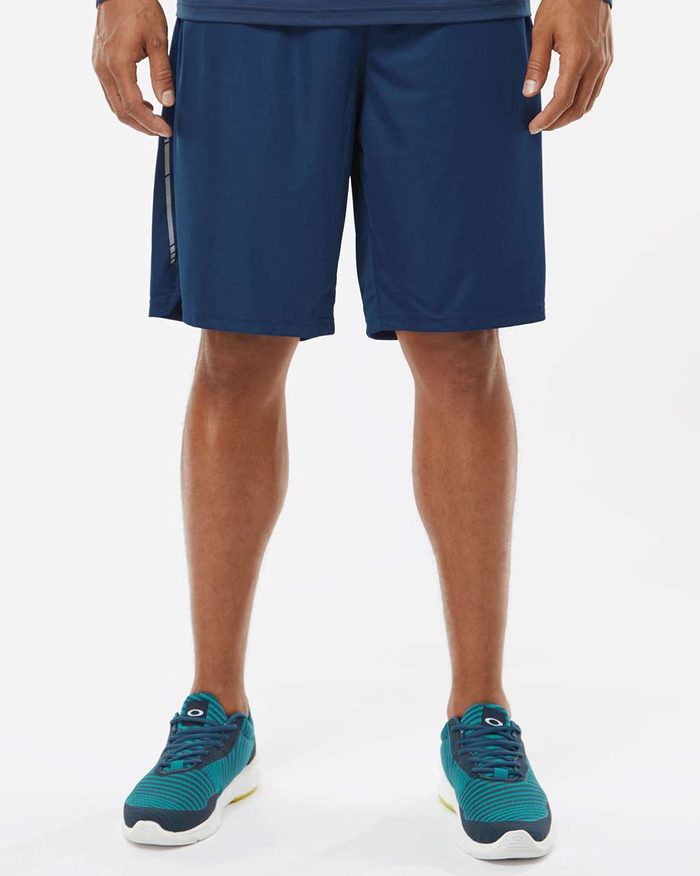 Men's Team Issue Hydrolix 9" Shorts - OnModelFront - B09087653 - Team Navy