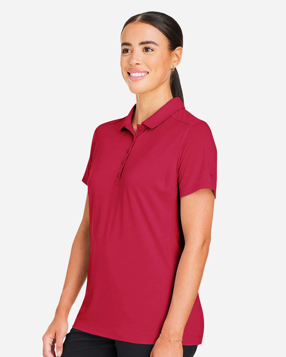 Women's Bandon Polo - OnModelSide - B20746253 - Ski Patrol