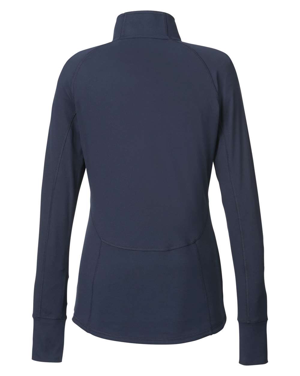 Women's Gamer Golf Quarter-Zip Pullover - Back - B15746653 - Navy Blazer