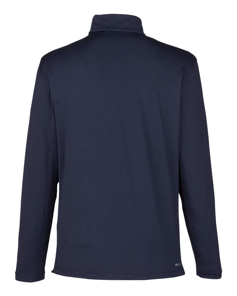 Men's You-V Quarter-Zip Pullover - Back - B17046653 - Navy Blazer