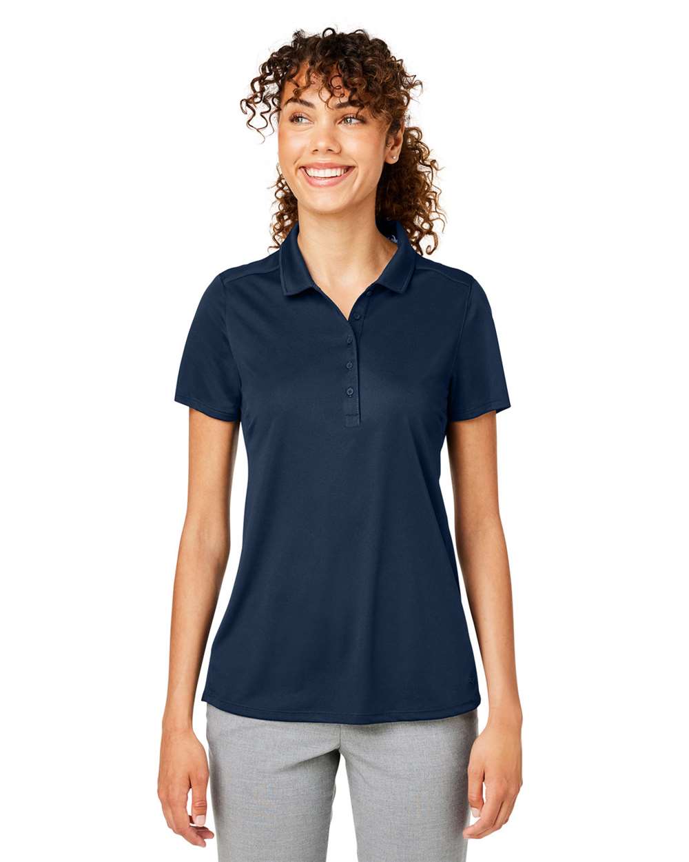 Women's Gamer Golf Polo - OnModelFront - B15546653 - Navy Blazer