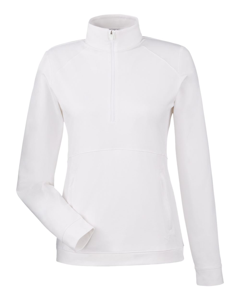 Women's Cloudspun Rockaway Quarter-Zip Pullover - Front - B16046003 - Bright White