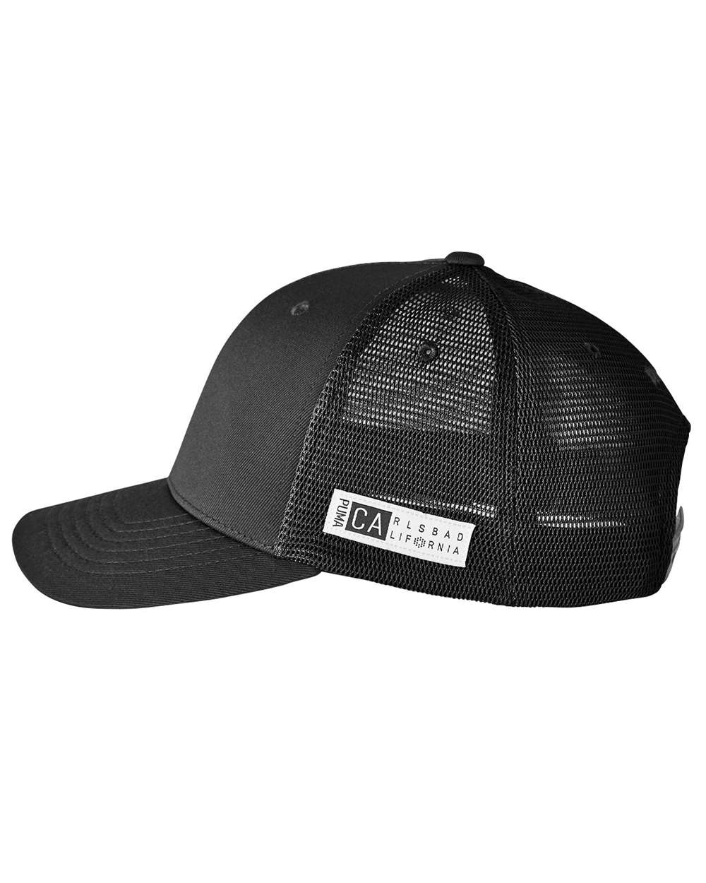 110 Snapback Trucker Cap - DirectSide - B15046500 - Puma Black/ Puma Black
