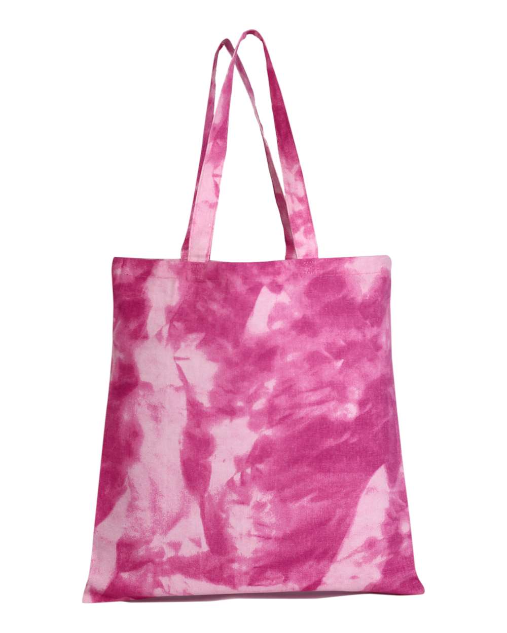 Tie-Dyed Canvas Bag - Front - B11295100 - Pink Lady