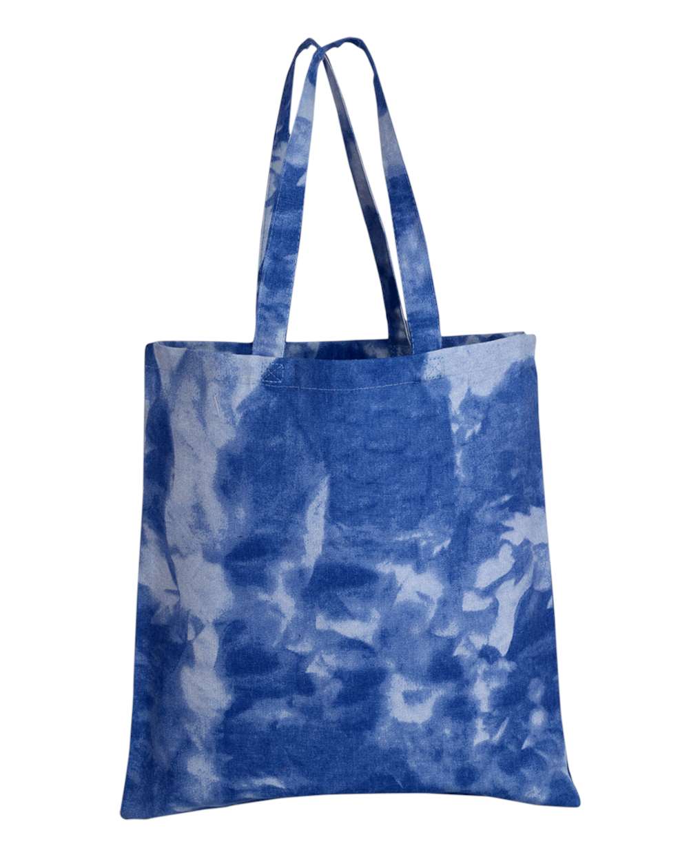Tie-Dyed Canvas Bag - Front - B11295250 - Cloudy Blue