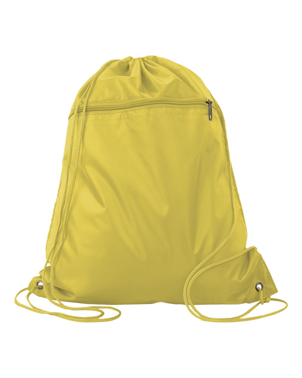 Polyester Cinchpack - Front - B25895120 - Gold