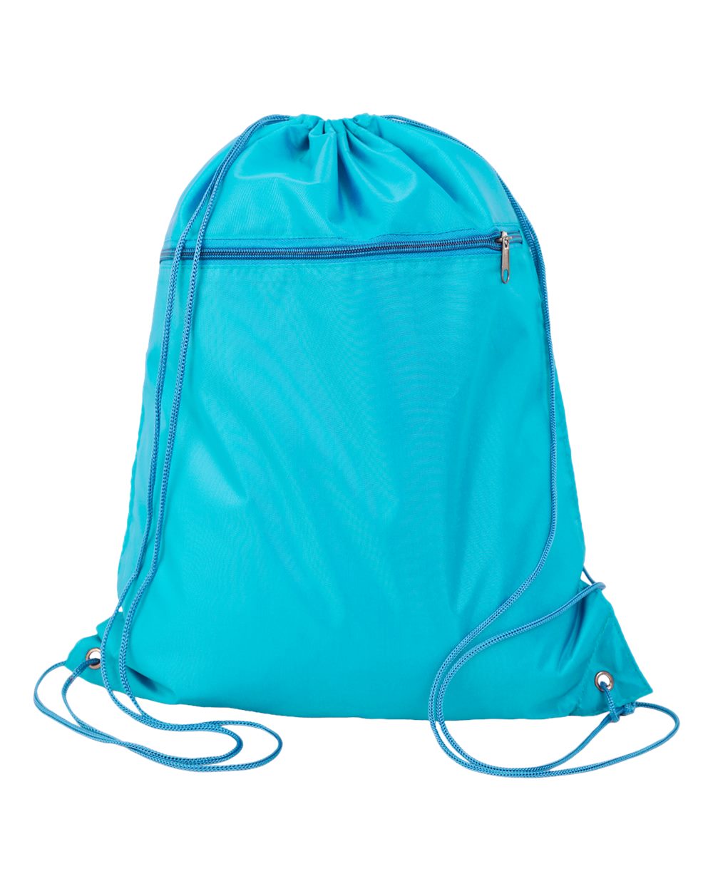 Polyester Cinchpack - Front - B25895280 - Turquoise