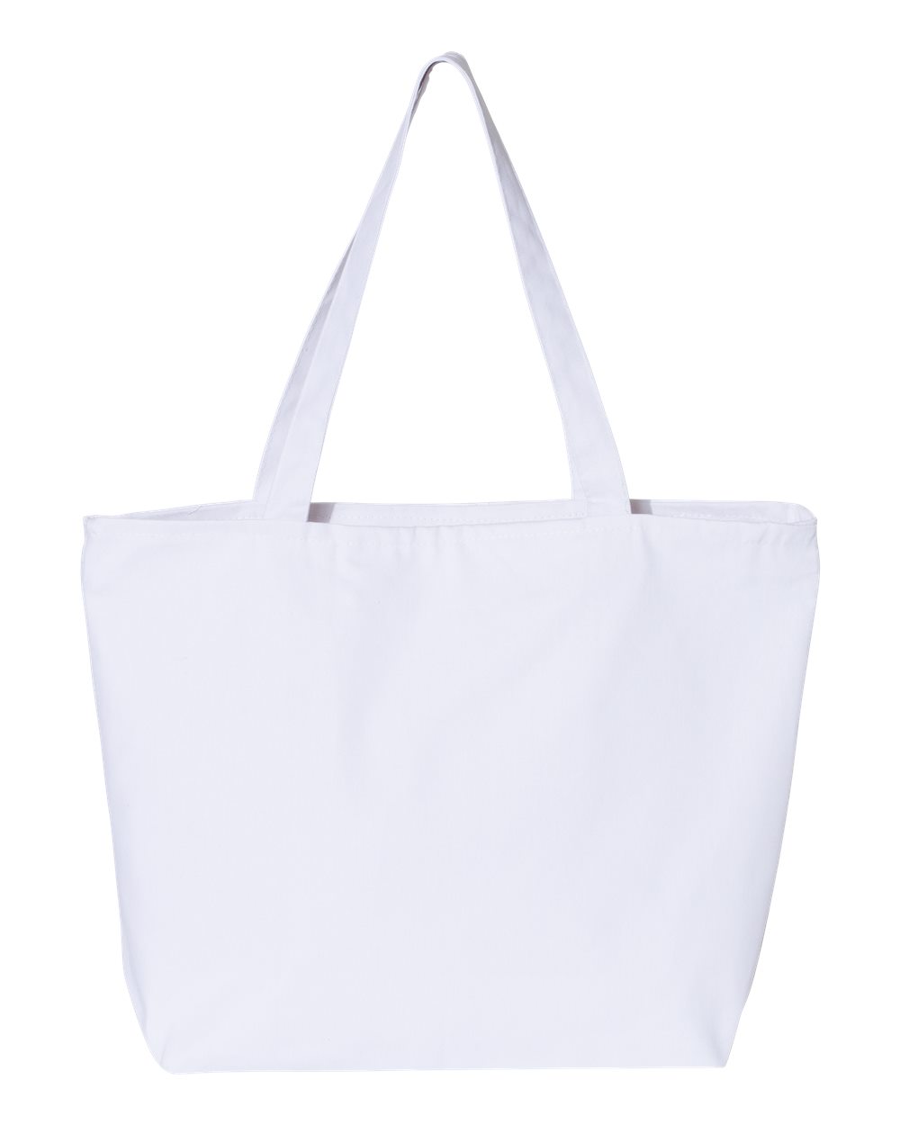 25L Zippered Tote - Back - B17595000 - White