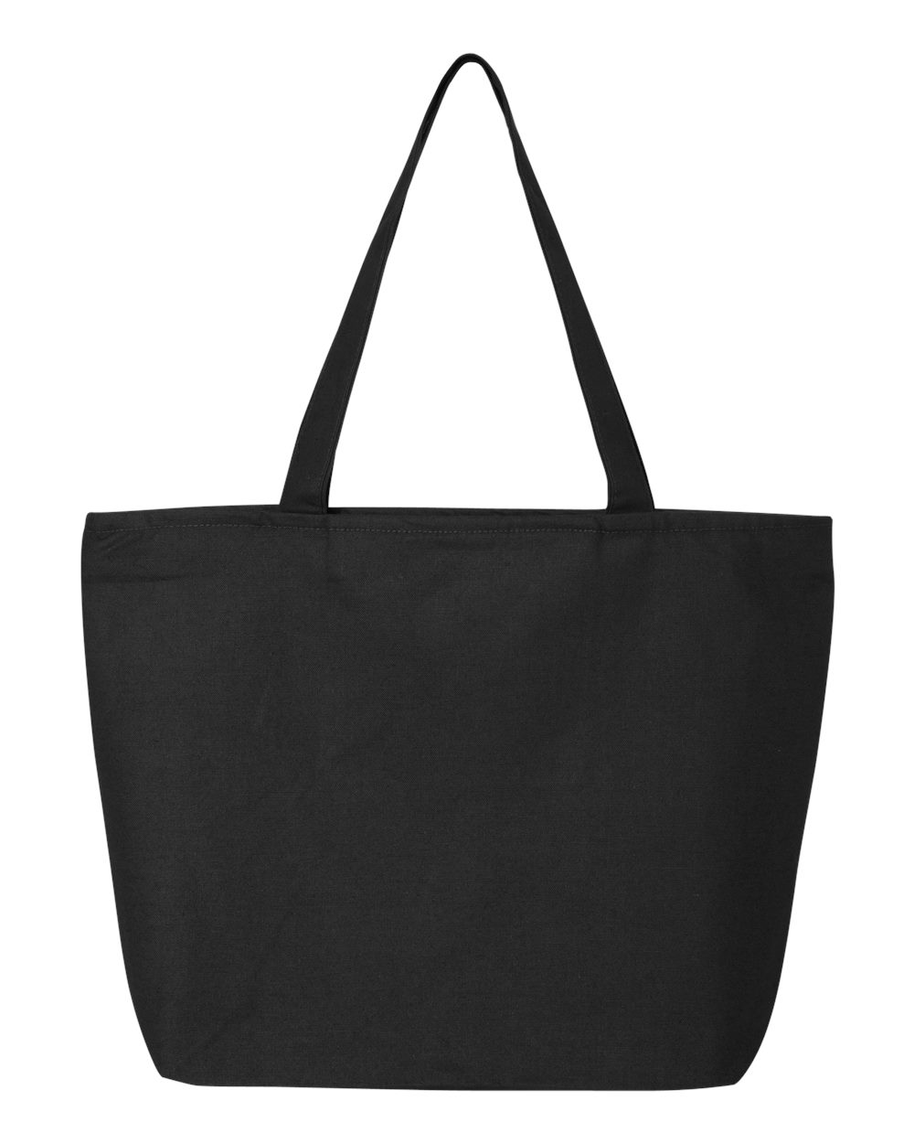 25L Zippered Tote - Back - B17595500 - Black