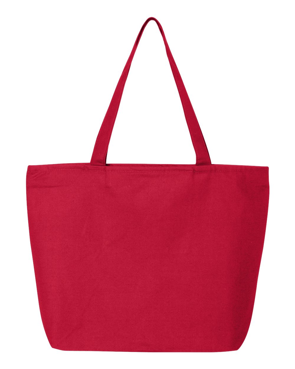 25L Zippered Tote - Back - B17595700 - Red