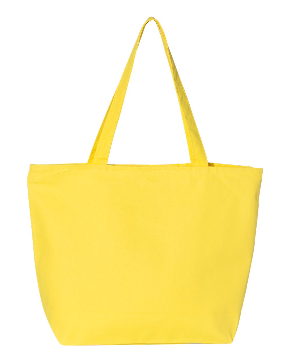 25L Zippered Tote - Front - B17595400 - Yellow