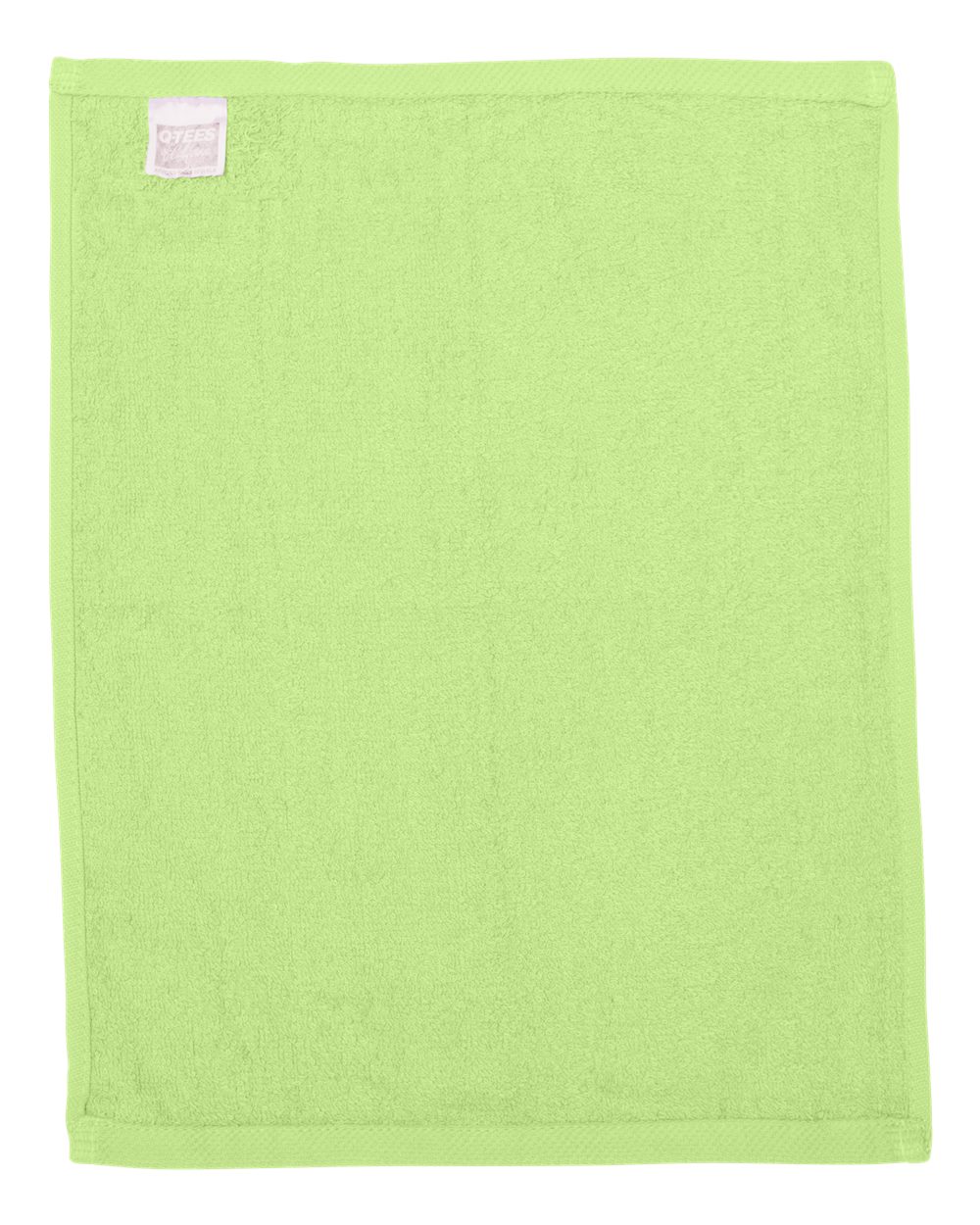 Hemmed Fingertip Towel - Back - B17895170 - Lime