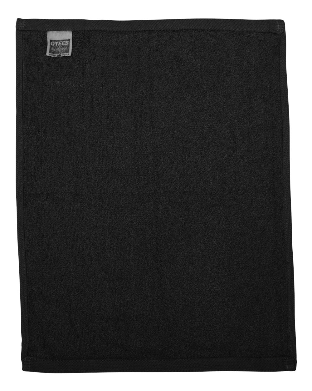 Hemmed Fingertip Towel - Back - B17895500 - Black