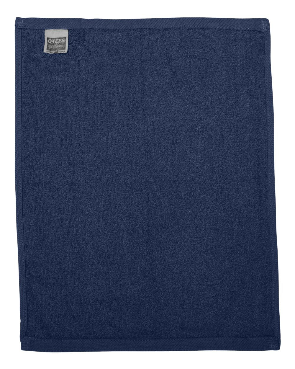 Hemmed Fingertip Towel - Back - B17895650 - Navy