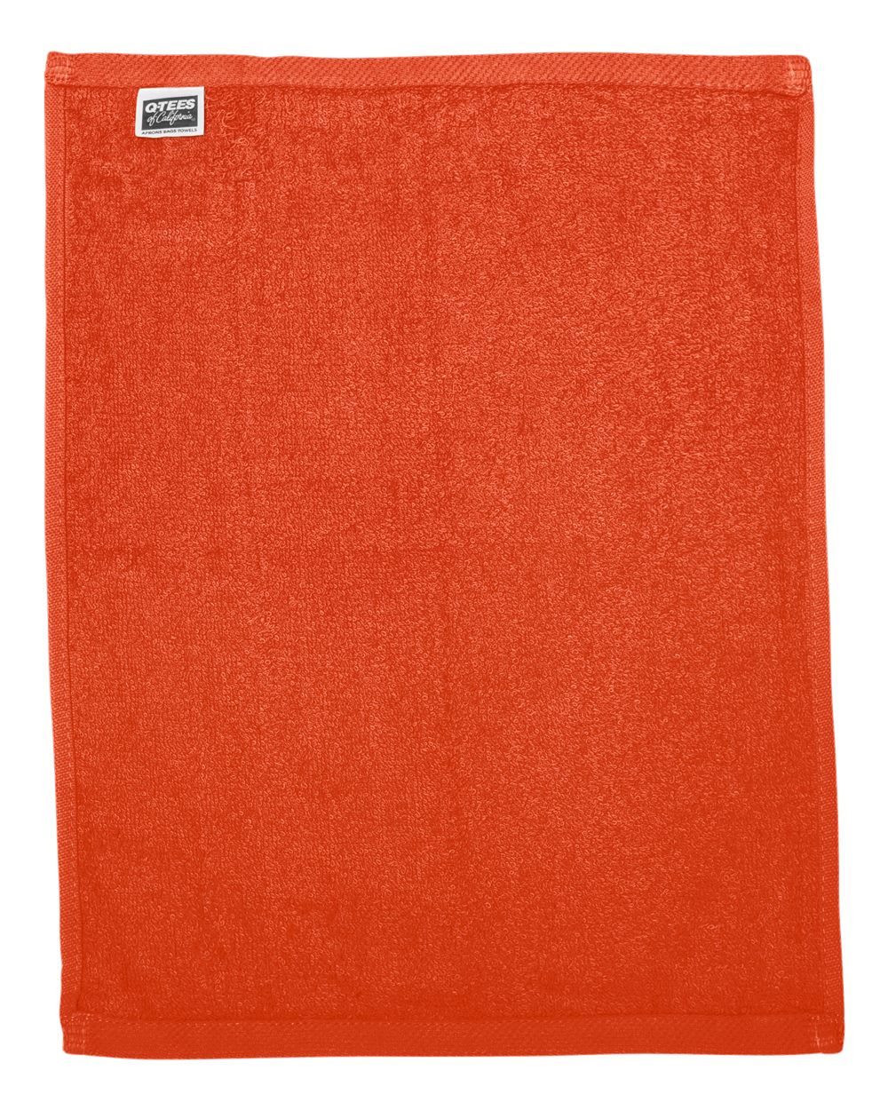 Hemmed Fingertip Towel - Back - B17895660 - Orange
