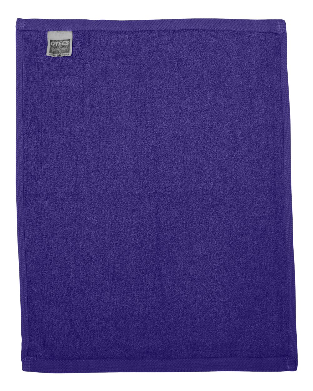 Hemmed Fingertip Towel - Back - B17895670 - Purple