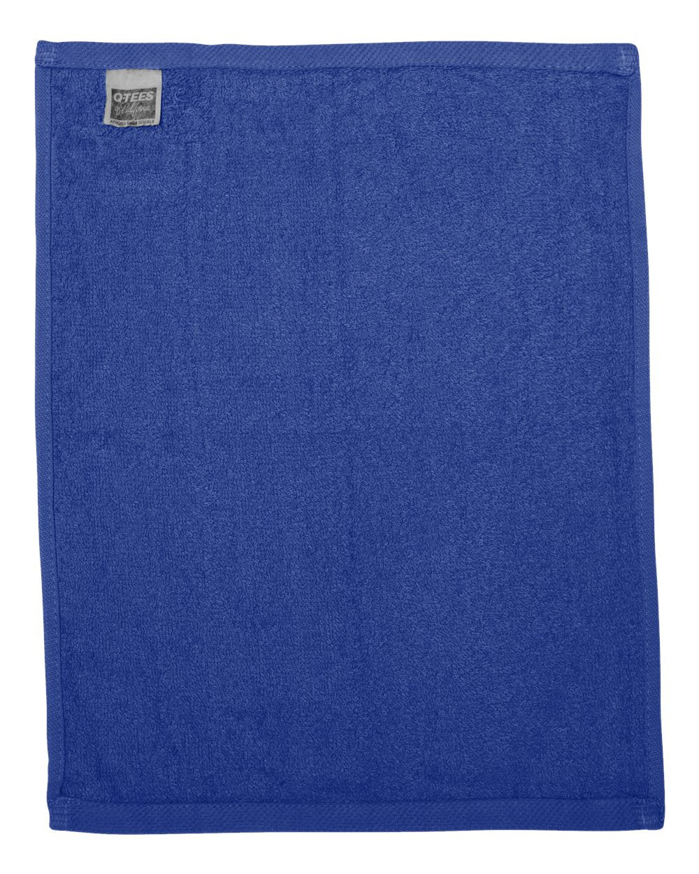 Hemmed Fingertip Towel - Back - B17895750 - Royal