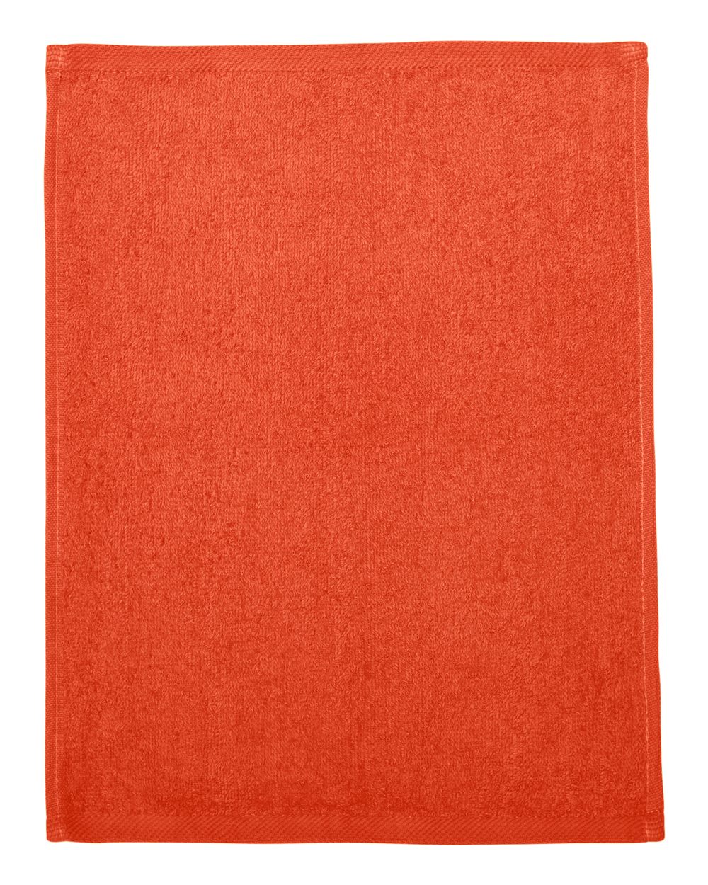 Hemmed Fingertip Towel - Front - B17895660 - Orange