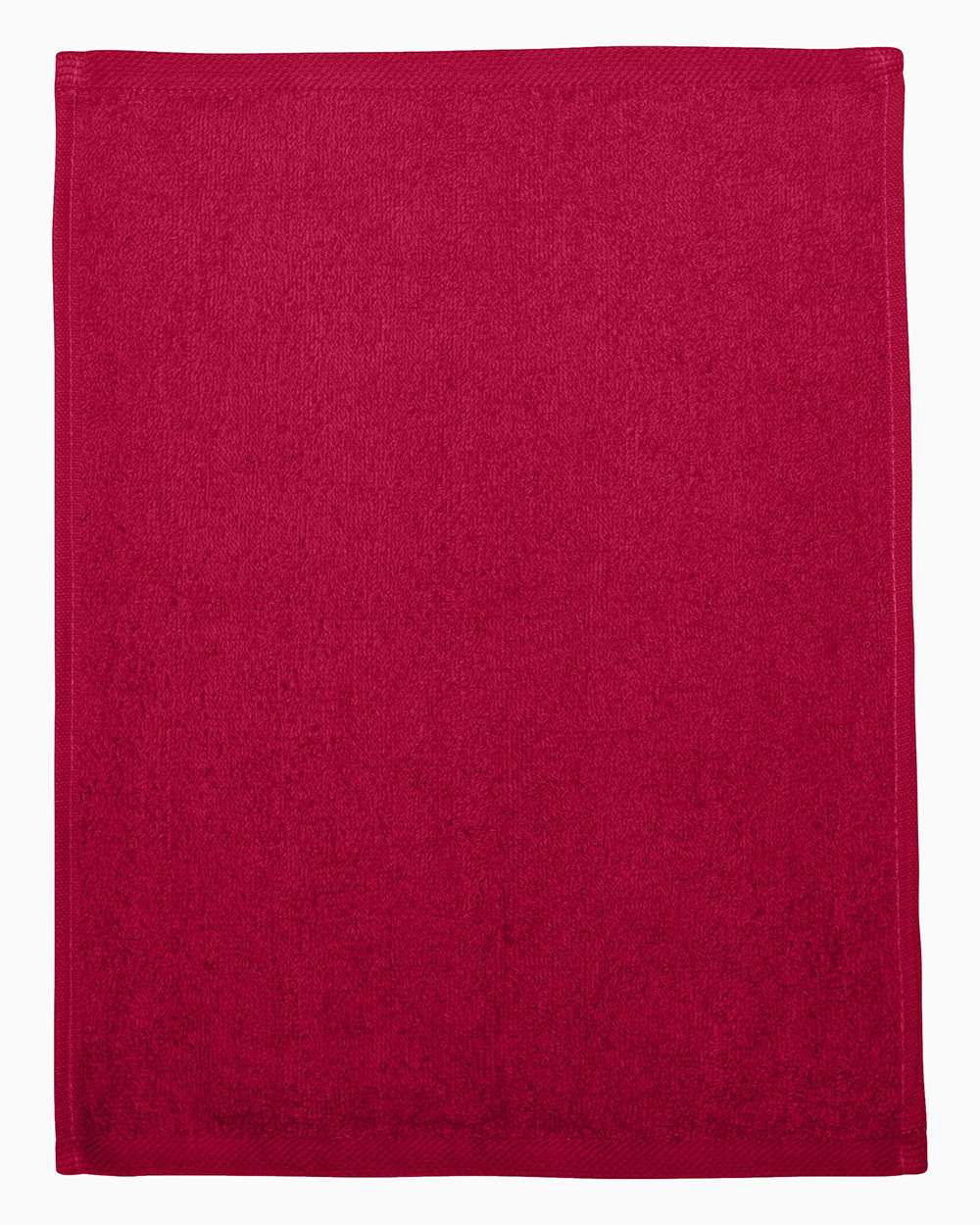 Hemmed Fingertip Towel - Front - B17895700 - Red