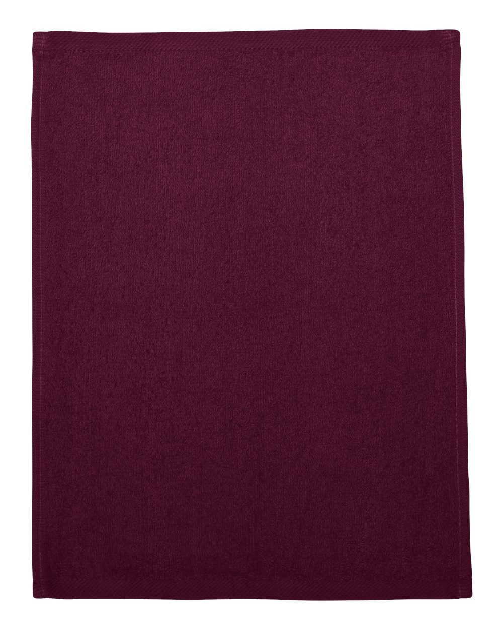 Hemmed Fingertip Towel - Side - B17895530 - Maroon