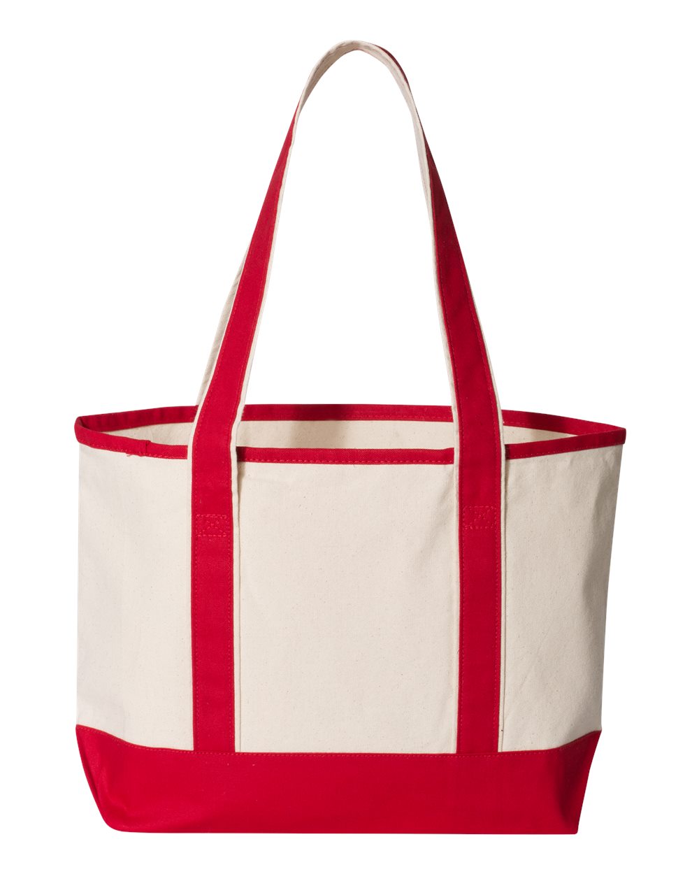 20L Small Deluxe Tote - Back - B45495700 - Natural/ Red
