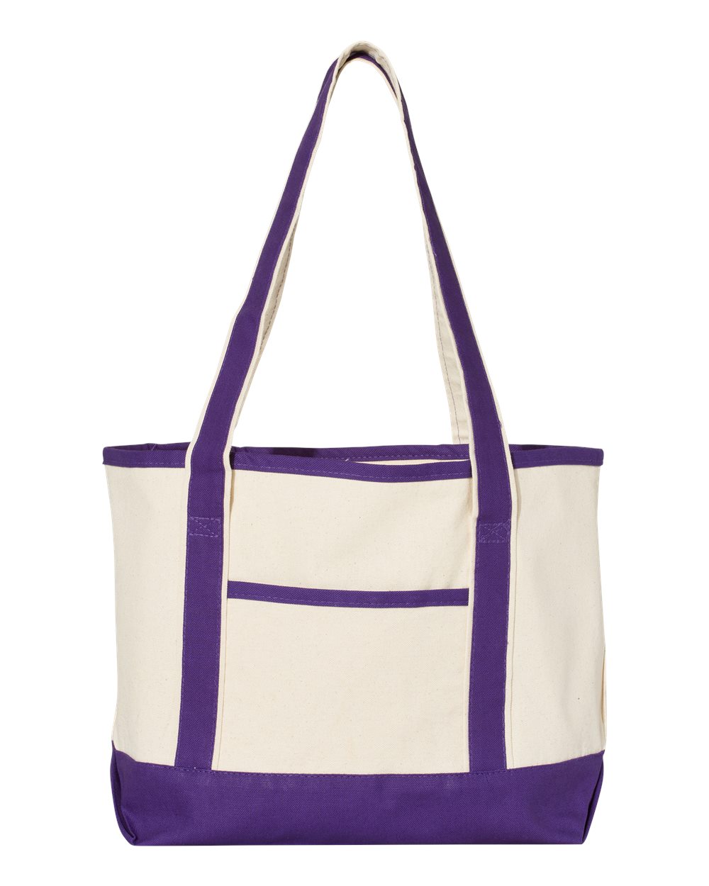 20L Small Deluxe Tote - Front - B45495670 - Natural/ Purple