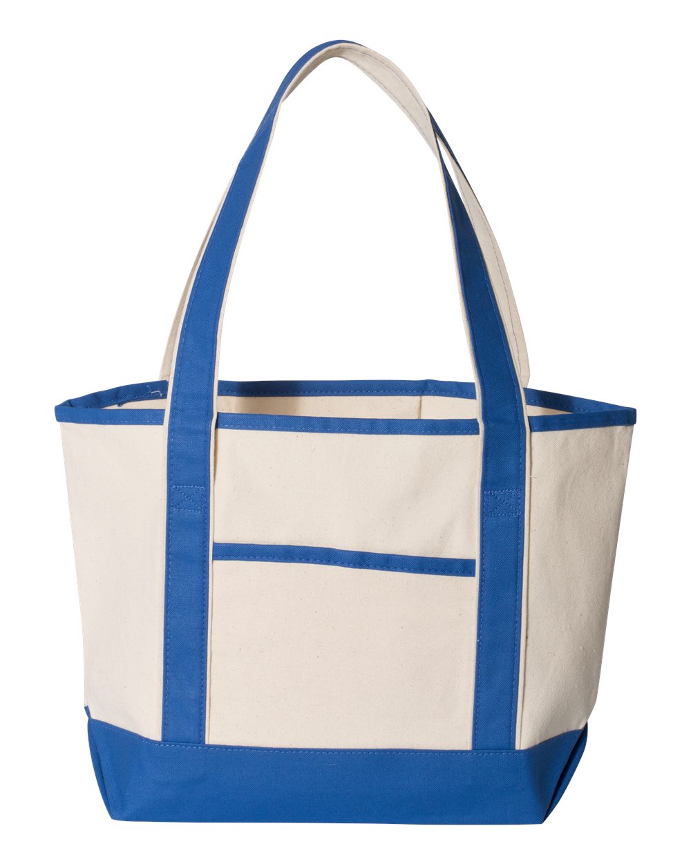 20L Small Deluxe Tote - Front - B45495750 - Natural/ Royal